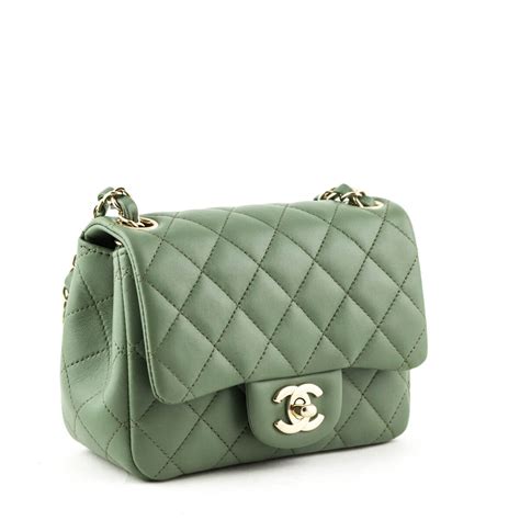 chanel sage green bag|chanel shopping bags.